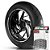 Adesivo Friso de Roda M1 +  Palavra DOMINATOR 650 + Interno P Honda - Filete Branco - Imagem 1