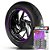 Adesivo Friso de Roda M1 +  Palavra FAT BOB + Interno P Harley Davidson - Filete Roxo - Imagem 1