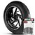 Adesivo Friso de Roda M1 +  Palavra MAX 125 SE + Interno P Sundown - Filete Branco - Imagem 1