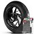 Adesivo Friso de Roda M1 +  Palavra MONSTER S4-RS TESTASTRETTA + Interno P Ducati - Filete Preto - Imagem 1