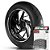 Adesivo Friso de Roda M1 +  Palavra MONSTER S4-RS TESTASTRETTA + Interno P Ducati - Filete Branco - Imagem 1
