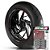 Adesivo Friso de Roda M1 +  Palavra NIGHT TRAIN + Interno P Harley Davidson - Filete Vinho - Imagem 1