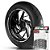 Adesivo Friso de Roda M1 +  Palavra NINJA EX + Interno P Kawasaki - Filete Branco - Imagem 1