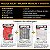 Adesivo Friso de Roda M1 +  Palavra NXR 150 BROS ESD + Interno P Honda - Filete Amarelo - Imagem 2
