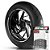 Adesivo Friso de Roda M1 +  Palavra R 1200 GS ADVENTURE RALLYE + Interno P BMW - Filete Branco - Imagem 1