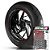 Adesivo Friso de Roda M1 +  Palavra R 1200 GS TRIPLE BLACK + Interno P BMW - Filete Vinho - Imagem 1