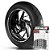 Adesivo Friso de Roda M1 +  Palavra S 1000 R + Interno P BMW - Filete Branco - Imagem 1