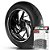 Adesivo Friso de Roda M1 +  Palavra S1000 RR HP4 COMPETITION + Interno P BMW - Filete Branco - Imagem 1