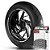 Adesivo Friso de Roda M1 +  Palavra S1000 RR HP4 STREET + Interno P BMW - Filete Branco - Imagem 1