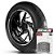 Adesivo Friso de Roda M1 +  Palavra SPEEDAKE 50 + Interno P Peugeot - Filete Branco - Imagem 1