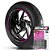 Adesivo Friso de Roda M1 +  Palavra SPEEDFIGHT 50-LC + Interno P Peugeot - Filete Rosa - Imagem 1