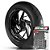 Adesivo Friso de Roda M1 +  Palavra STEALTH BLACK + Interno P Royal Enfield - Filete Preto - Imagem 1