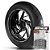 Adesivo Friso de Roda M1 +  Palavra STREET GLIDE SPECIAL + Interno P Harley Davidson - Filete Prata Refletivo - Imagem 1