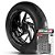 Adesivo Friso de Roda M1 +  Palavra SUPER + Interno P Sundown - Filete Preto - Imagem 1