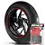 Adesivo Friso de Roda M1 +  Palavra SUPER CITY 150 + Interno P Agrale - Filete Vermelho Refletivo - Imagem 1