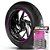 Adesivo Friso de Roda M1 +  Palavra SUPER HAWK + Interno P Honda - Filete Rosa - Imagem 1