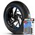 Adesivo Friso de Roda M1 +  Palavra SUPERMOTO 990 R + Interno P KTM - Filete Azul Refletivo - Imagem 1