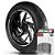 Adesivo Friso de Roda M1 +  Palavra SWITCHBACK + Interno P Harley Davidson - Filete Branco - Imagem 1