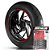 Adesivo Friso de Roda M1 +  Palavra SWITCHBACK FLD + Interno P Harley Davidson - Filete Vermelho Refletivo - Imagem 1