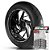 Adesivo Friso de Roda M1 +  Palavra SX 65 + Interno P KTM - Filete Prata Refletivo - Imagem 1