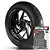 Adesivo Friso de Roda M1 +  Palavra T115 CRYPTON ED + Interno P Yamaha - Filete Preto - Imagem 1