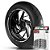 Adesivo Friso de Roda M1 +  Palavra TE 510 + Interno P Husqvarna - Filete Branco - Imagem 1