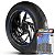 Adesivo Friso de Roda M1 +  Palavra THRUXTON R 1200 + Interno P Triumph - Filete Azul Refletivo - Imagem 1