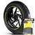 Adesivo Friso de Roda M1 +  Palavra TIGER 1200 EXPLORER XCA + Interno P Triumph - Filete Amarelo - Imagem 1