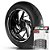 Adesivo Friso de Roda M1 +  Palavra TIGER 800 XRXL + Interno P Triumph - Filete Branco - Imagem 1