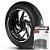 Adesivo Friso de Roda M1 +  Palavra Tiger TRCICLO TC CARGO CHASSI + Interno P Triumph - Filete Branco - Imagem 1