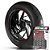 Adesivo Friso de Roda M1 +  Palavra TRX 350 FOURTRAX FM QUADRICICLO + Interno P Honda - Filete Vinho - Imagem 1