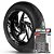 Adesivo Friso de Roda M1 +  Palavra TIGER 800 XR + Interno G Triumph - Filete Preto - Imagem 1
