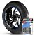 Adesivo Friso de Roda M1 +  Palavra TL 1000 S + Interno G Suzuki - Filete Azul Refletivo - Imagem 1