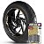 Adesivo Friso de Roda M1 +  Palavra STREET GLIDE + Interno G Harley Davidson - Filete Dourado Refletivo - Imagem 1