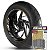 Adesivo Friso de Roda M1 +  Palavra EC 50 ROOKIE ENDURO + Interno G Gas Gas - Filete Dourado Refletivo - Imagem 1