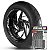 Adesivo Friso de Roda M1 +  Palavra STREET + Interno G Harley Davidson - Filete Preto - Imagem 1
