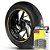 Adesivo Friso de Roda M1 +  Palavra VS 125 CUSTOM + Interno P Daelim - Filete Amarelo - Imagem 1