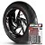 Adesivo Friso de Roda M1 +  Palavra BWS 50 + Interno G Yamaha - Filete Vinho - Imagem 1