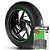Adesivo Friso de Roda M1 +  Palavra VULCAN VN 1600 MEAN STREAK + Interno P Kawasaki - Filete Verde Refletivo - Imagem 1
