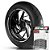 Adesivo Friso de Roda M1 +  Palavra VULCAN VN 2000 + Interno P Kawasaki - Filete Branco - Imagem 1