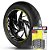Adesivo Friso de Roda M1 +  Palavra XDIAVEL 1262 + Interno G Ducati - Filete Amarelo - Imagem 1