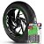 Adesivo Friso de Roda M1 +  Palavra XDIAVEL 1262 + Interno G Ducati - Filete Verde Refletivo - Imagem 1