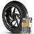 Adesivo Friso de Roda M1 +  Palavra Bmw K1600 GTL + Interno G BMW - Filete Dourado Refletivo - Imagem 1