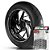 Adesivo Friso de Roda M1 +  Palavra XDIAVEL DARK 1262 + Interno P Ducati - Filete Prata Refletivo - Imagem 1