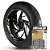 Adesivo Friso de Roda M1 +  Palavra TMAX 530 + Interno G Yamaha - Filete Dourado Refletivo - Imagem 1
