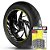 Adesivo Friso de Roda M1 +  Palavra Traxx MONTEZ 250 + Interno G TRAXX - Filete Amarelo - Imagem 1
