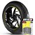 Adesivo Friso de Roda M1 +  Palavra CHAMPION + Interno G Bajaj - Filete Amarelo - Imagem 1