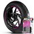 Adesivo Friso de Roda M1 +  Palavra XRE + Interno P Honda - Filete Rosa - Imagem 1