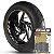 Adesivo Friso de Roda M1 +  Palavra Traxx JS 250 ATV 5 MONTEZ 250 + Interno G TRAXX - Filete Dourado Refletivo - Imagem 1
