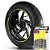 Adesivo Friso de Roda M1 +  Palavra XRT 110 + Interno P MVK - Filete Amarelo - Imagem 1